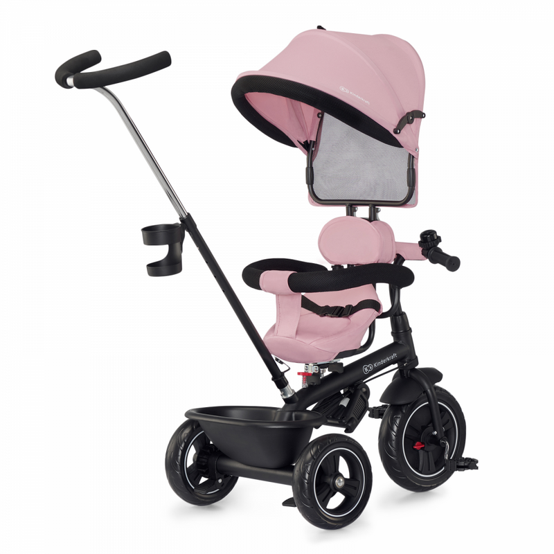 Kinderkraft Freeway Tricycle- Pink- Rear Facing