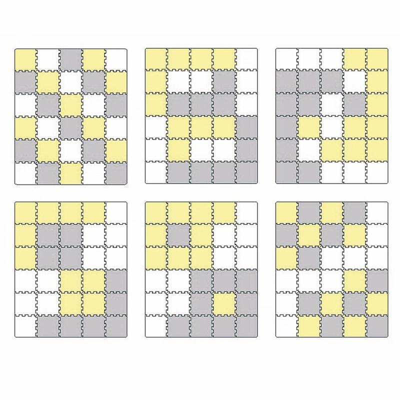 Kinderkraft Luno Puzzle Playma- Yellow- Configurations