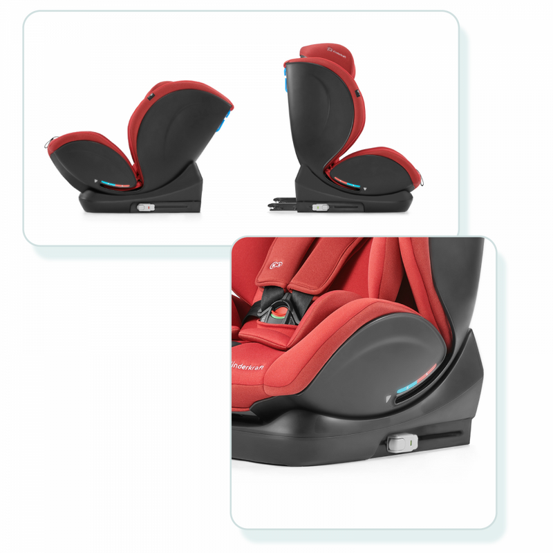 Kinderkraft MyWay Car Seat- Red- Recline Seat