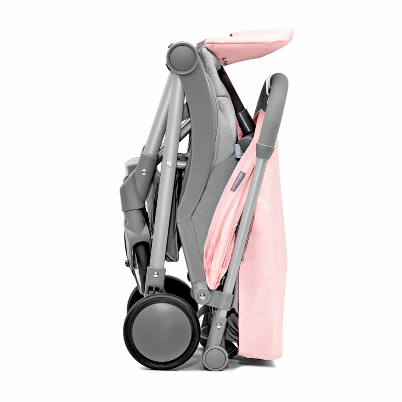 Kinderkraft Pilot Pushchair- Pink- Folded