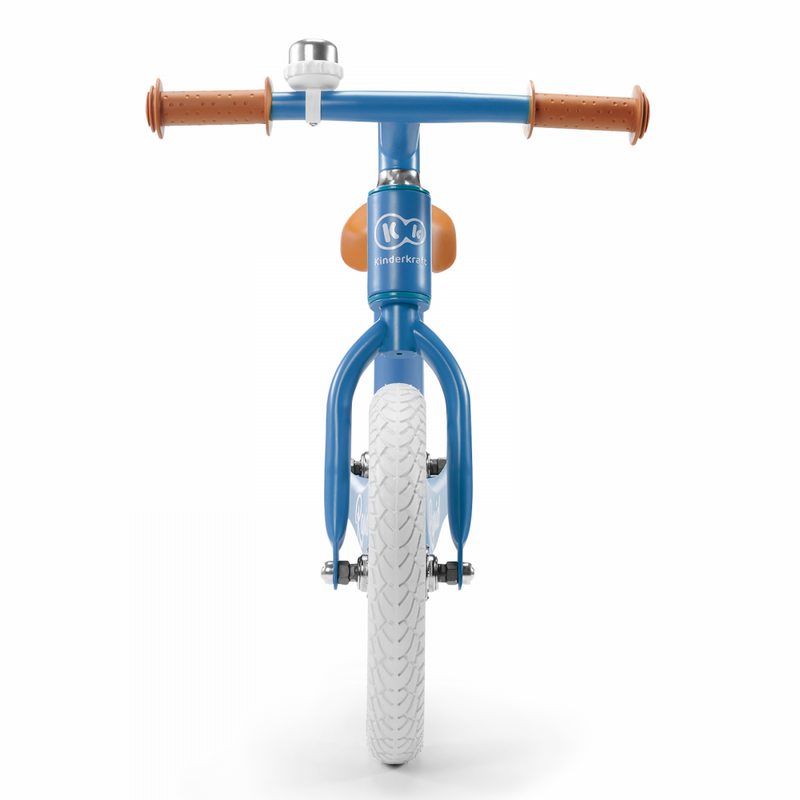 Kinderkraft Rapid Balance Bike- Sapphire Blue- Forwards View