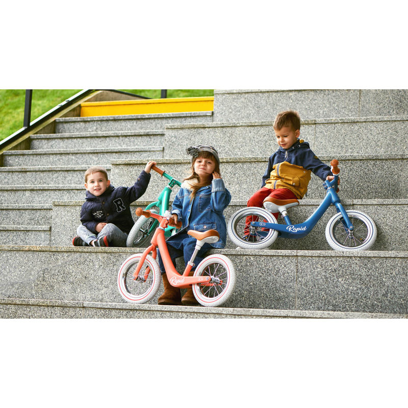 Kinderkraft Rapid Balance Bike- Sapphire Blue- Lifestle