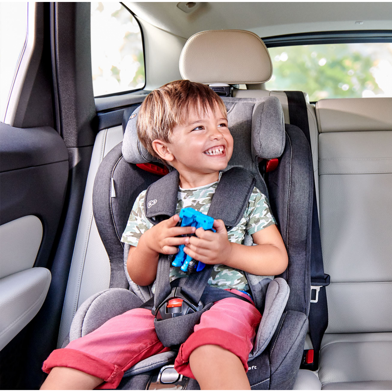 Kinderkraft Safety-First Car Seat- Black and Grey- Lifestyle 2