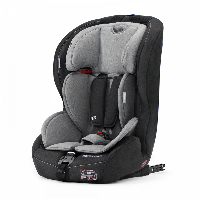 Kinderkraft Safety-First Car Seat- Black and Grey- Main Image