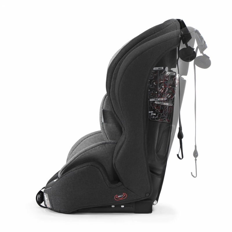Kinderkraft Safety-First Car Seat- Black and Grey- Side Adjustments