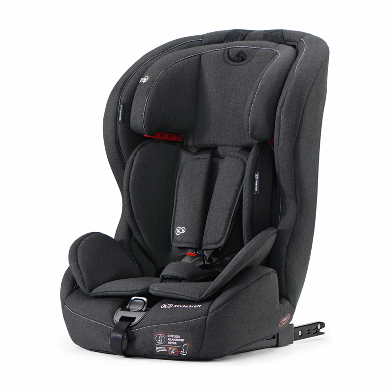 Kinderkraft Safety Fix Car Seat- Black- Main Image