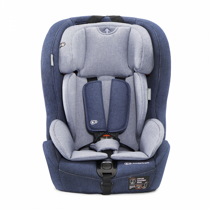 Kinderkraft Safety-fix- Car Seat- Navy- Front View