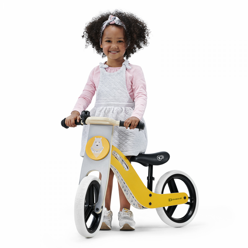 Kinderkraft Uniq Balance Bike- Honey Lifestyle 2