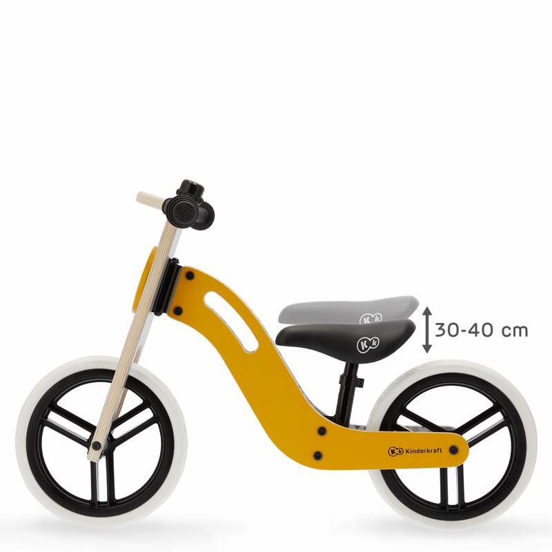 Kinderkraft Uniq Balance Bike- Honey Seat Adjustment
