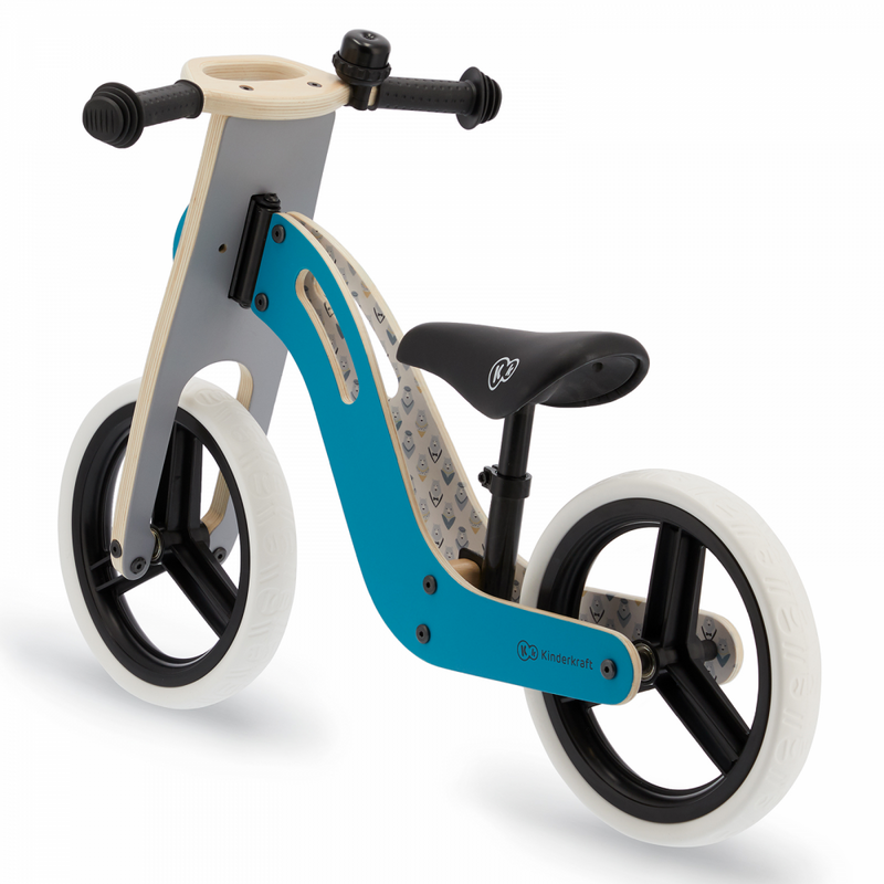 Kinderkraft Uniq Balance Bike- Turquoise- Back View