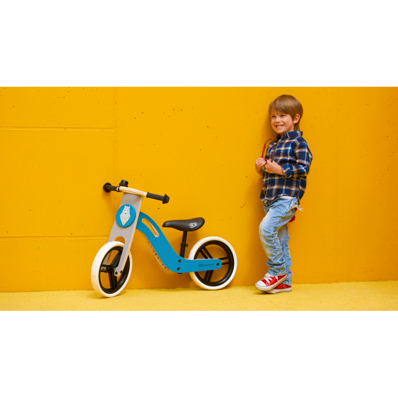 Kinderkraft Uniq Balance Bike- Turquoise- Lifestyle