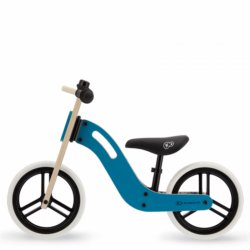 Kinderkraft Uniq Balance Bike- Turquoise- Side View