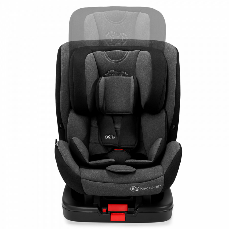 Car Seat- Black- Headrest different levels