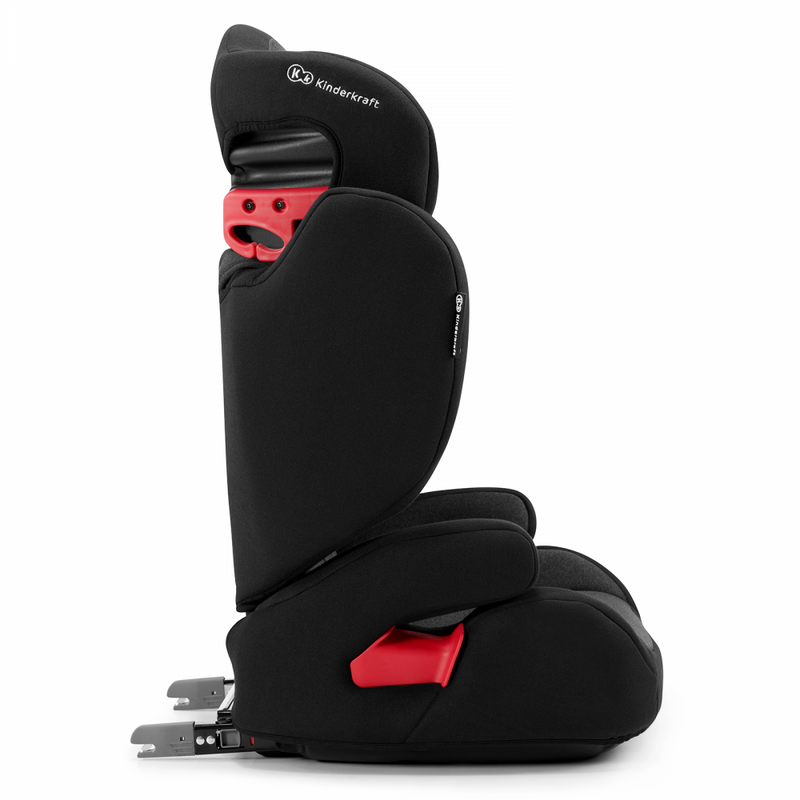 Kinderkraft Xpand Car Seat- Black- Side View with ISOFIX