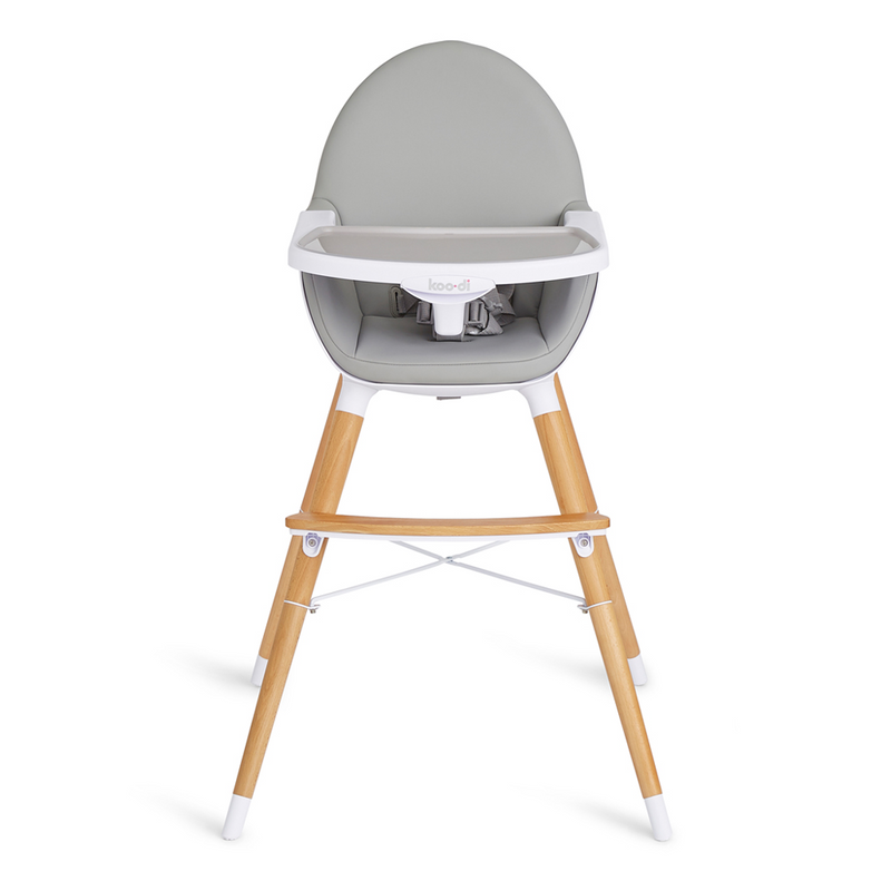 Koo-Di Duo Wooden Highchair - Front View