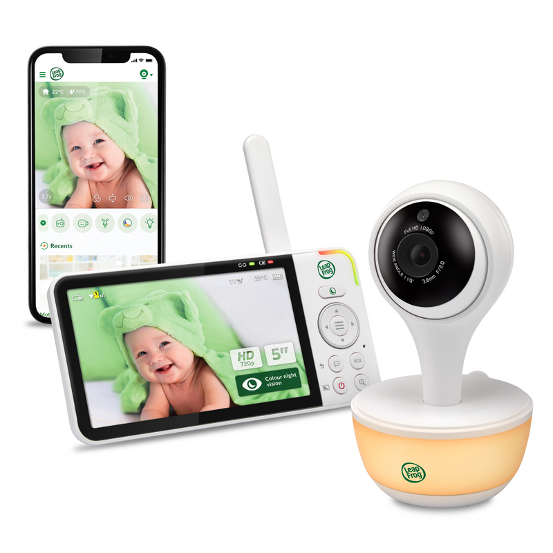 LeapFrog LF815HD 5" Smart Video Baby Monitor with Colour Night Vision