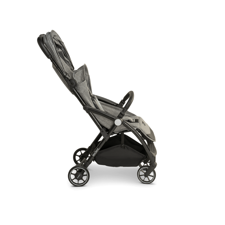 Laclerc Influencer Stroller - Grey Melange - Canopy In