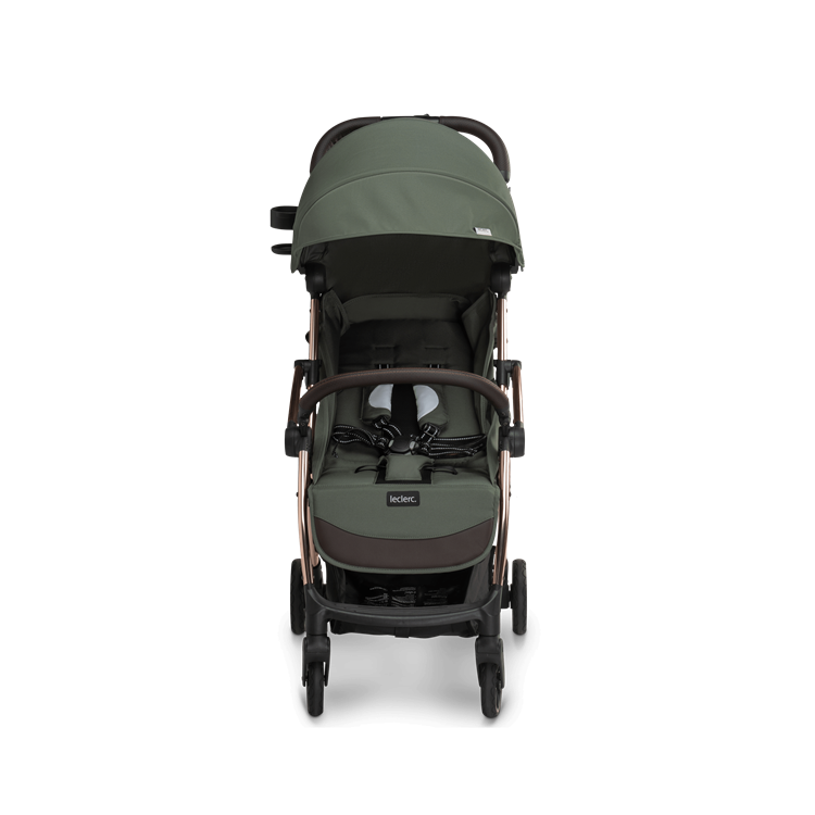 Lelerc Influencer Stroller - Army Green - Front View