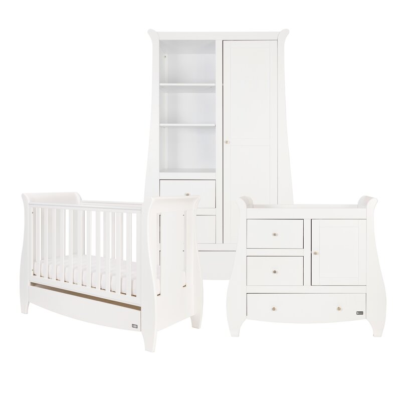 Tutti Bambini Marie 3 Piece Room Set – White