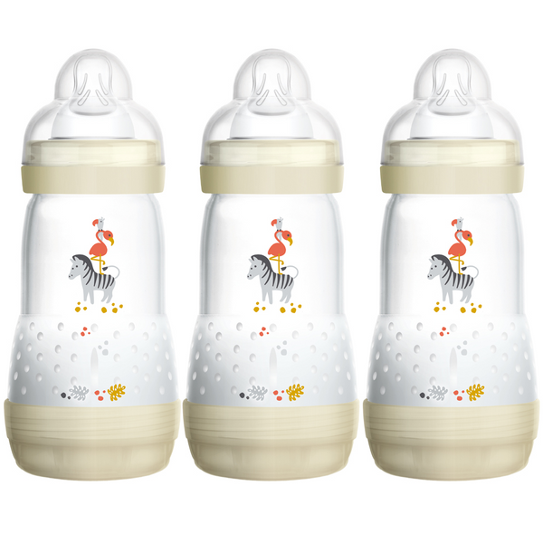 MAM Easy Start Anti-Colic Bottle – 260ml – Triple Pack – White