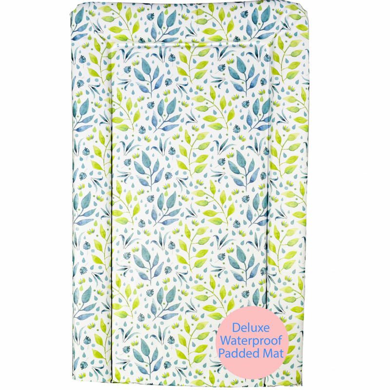 Callowesse Baby Changing Mat – Pastel Leaves