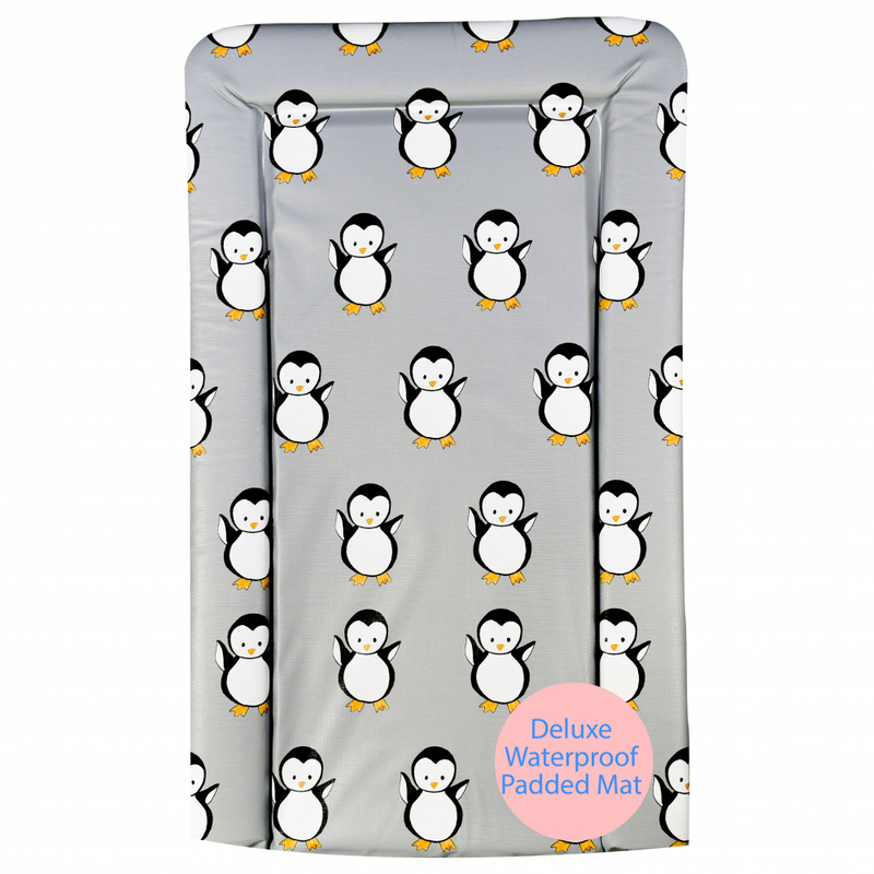 Callowesse Baby Changing Mat – Grey Penguin