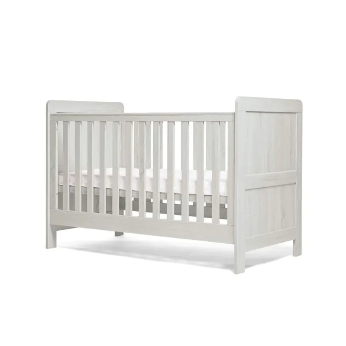 Mamas & Papas Atlas Cot bed & Dresser – Grey Grain