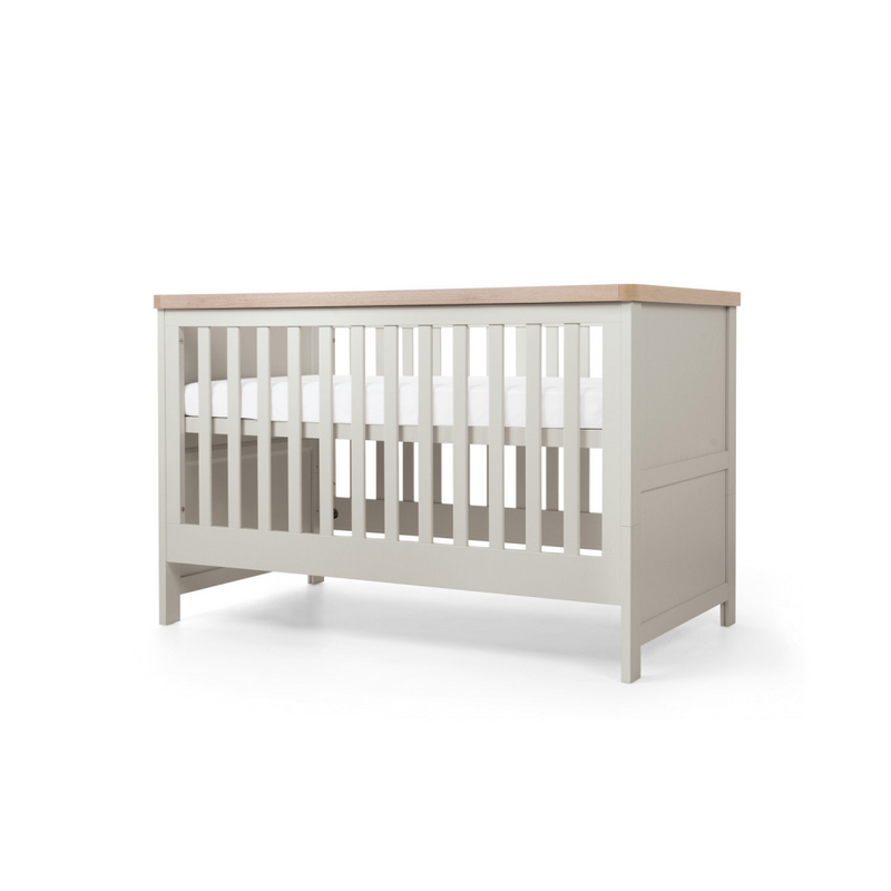 Mamas & Papas Keswick Set (Cot Bed & Dresser) – Grey Oak
