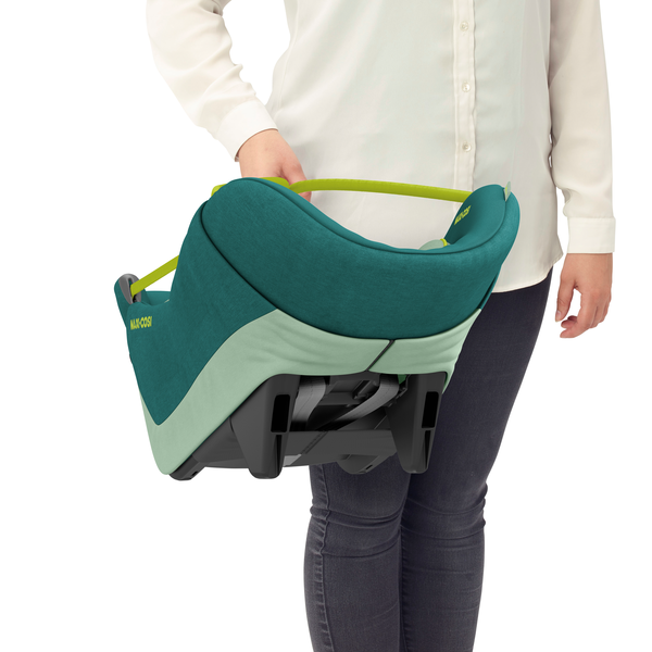 Maxi Cosi Coral 360 iSize Car Seat - Neo Green - Carrier