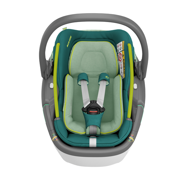 Maxi Cosi Coral 360 iSize Car Seat - Neo Green - Front View