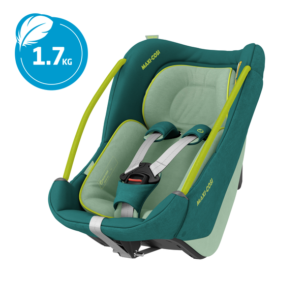 Maxi Cosi Coral 360 iSize Car Seat - Neo Green_ Carrier