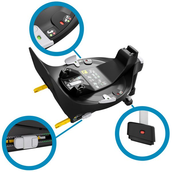 Maxi Cosi FamilyFix 360 Car Seat Base- Black - Example