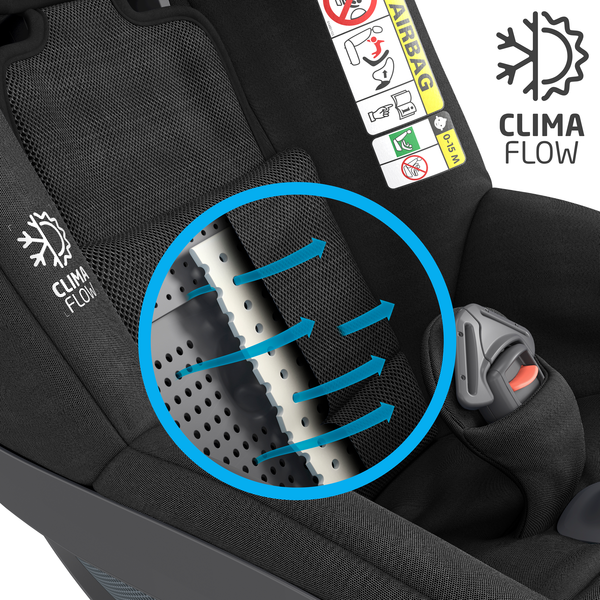 Maxi Cosi Pearl 360 i-Size Car Seat - Authentic Black - Features