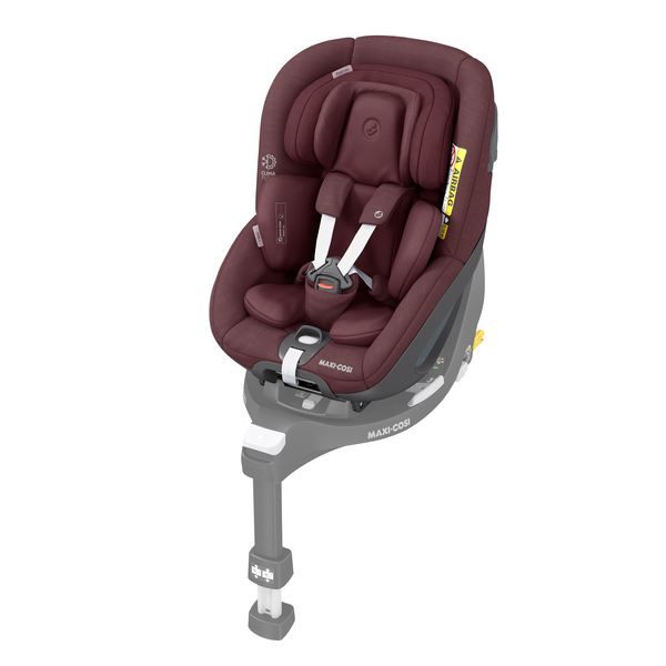 Maxi Cosi Pearl 360 i-Size Car Seat - Authentic Red - Angled View