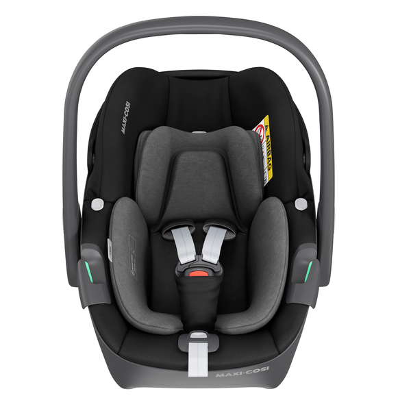 Maxi Cosi Pebble 360 i-Size Car Seat - Essential Black - Front View (2)