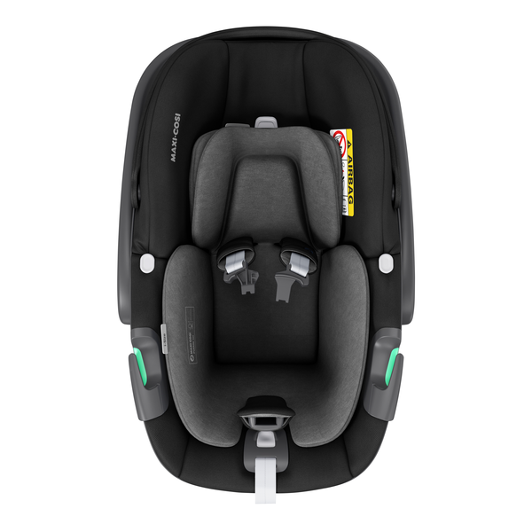 Maxi Cosi Pebble 360 i-Size Car Seat - Essential Black - Front View