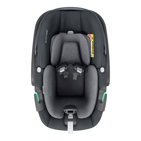 Maxi Cosi Pebble 360 i-Size Car Seat - Essential Graphite - Front View_