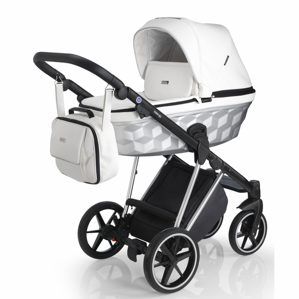 Mee-Go New Milano Special Edition Travel System - White Leatherette