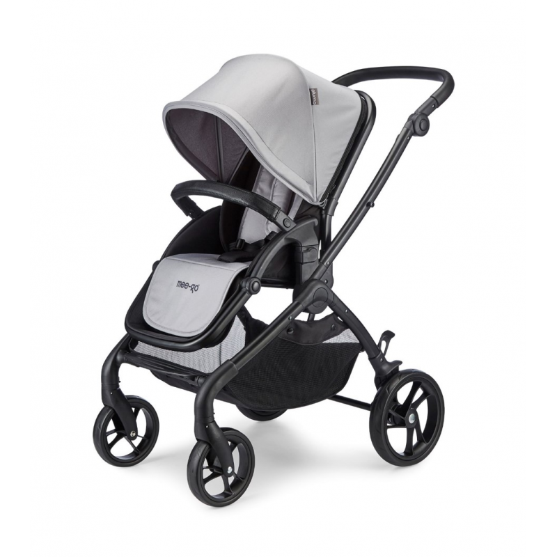 Mee-go Plumo Travel System Package With ISOFIX Base – Ash Grey