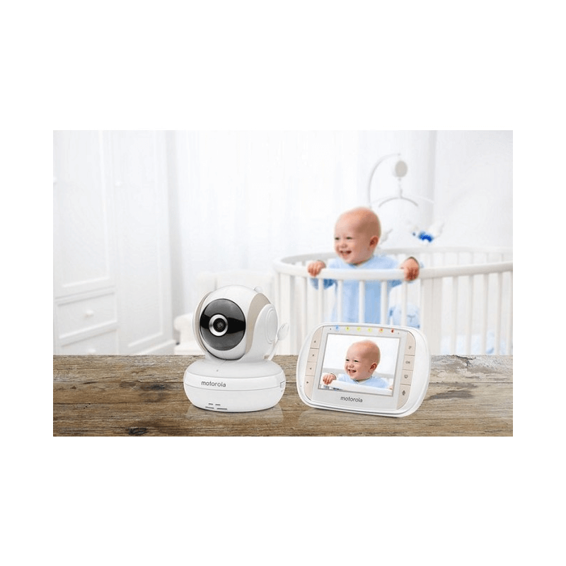 Motorola & Callowesse 3.5″ Video Monitor & Medically Certified Baby Breathing Monitor Bundle
