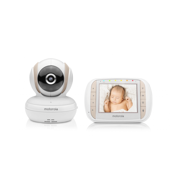 Motorola & Callowesse 3.5″ Video Monitor & Medically Certified Baby Breathing Monitor Bundle