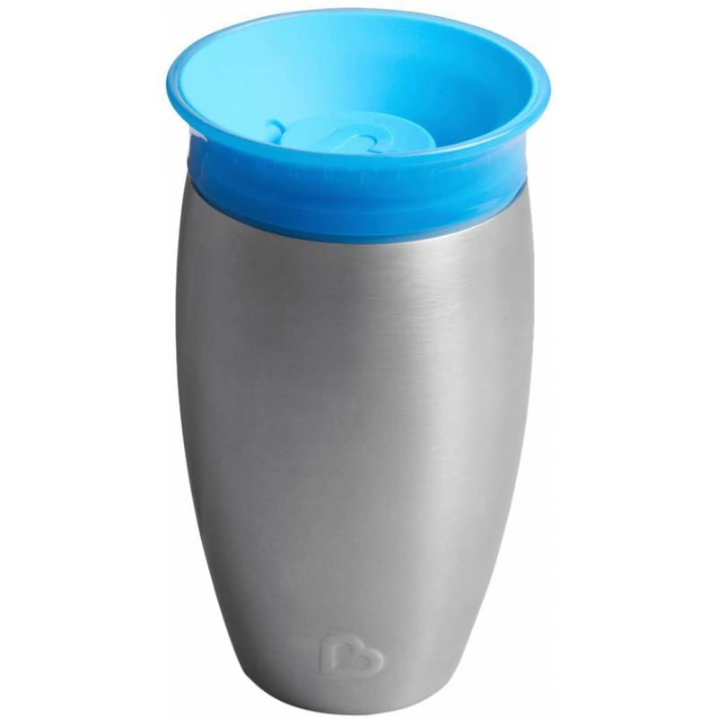 Munchkin Miracle 360 Degree Stainless Steel 296ml Sippy Cup – Blue