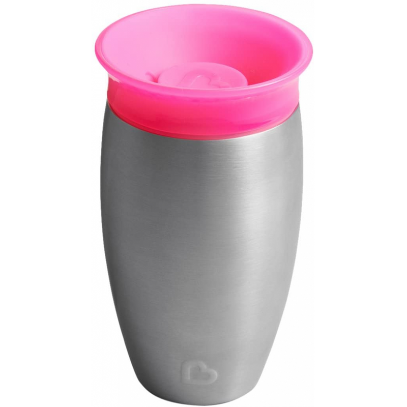 Munchkin Miracle 360 Degree Stainless Steel Sippy Cup – Pink
