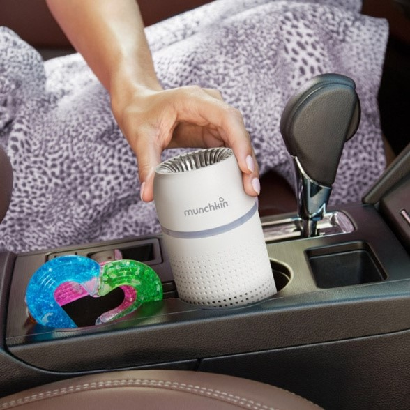 Munchkin Portable Air Purifier Lifestyle In Car