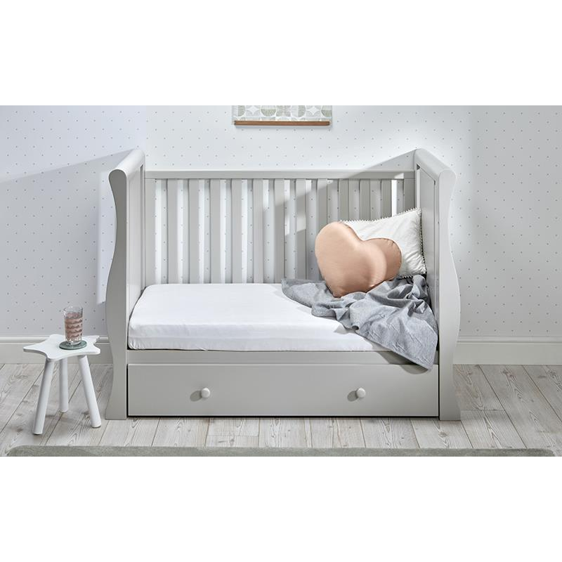 East Coast Nebraska Sleigh Cot Bed – Grey