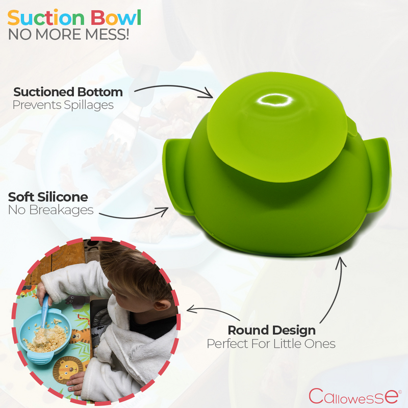Callowesse Silicon Bowls - Suction Bottom