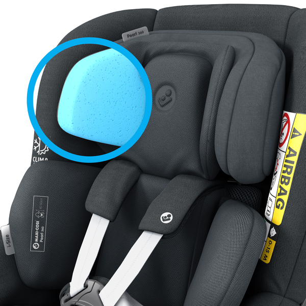Pearl 360 i-Size Car Seat - Authentic Graphite - Features_