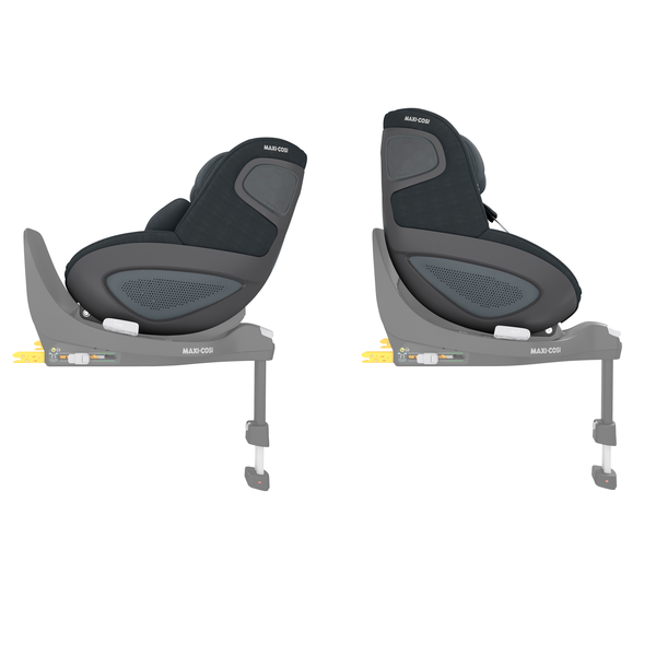 Pearl 360 i-Size Car Seat - Authentic Graphite - Side View