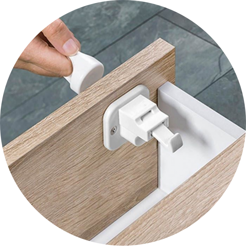 Fred Invisible Magnetic Lock – Pure White