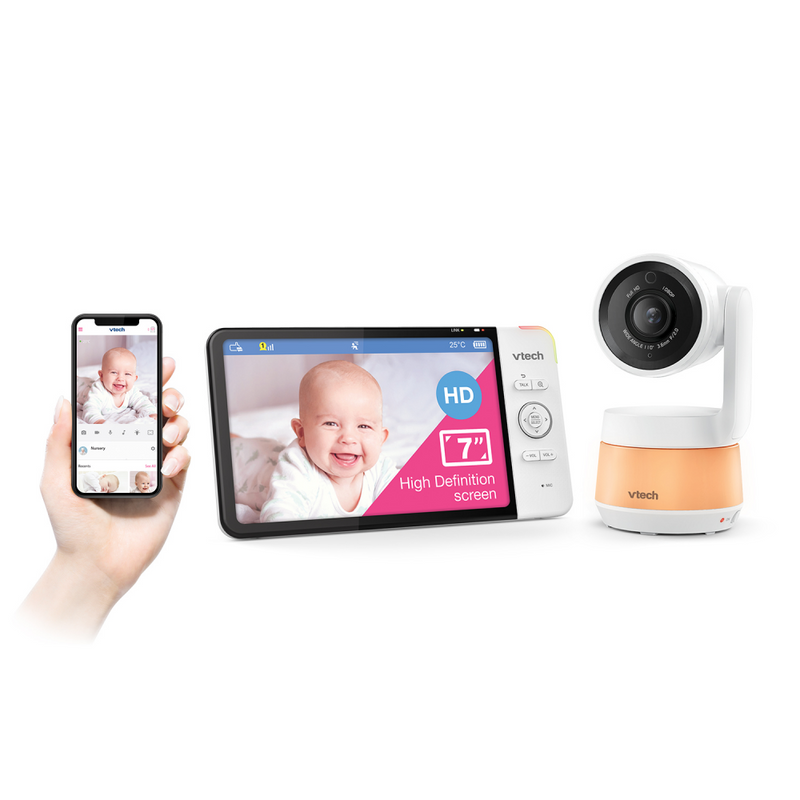 VTech RM7767HD Smart Wi-Fi Enabled Video Baby Monitor With Colour Night Vision